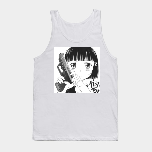 Angry Loli Tank Top by KokoroPopShop